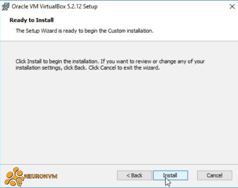 how to install virtualbox on rdp 2016