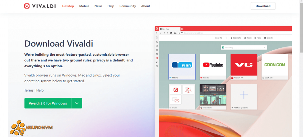 download vivaldi browser