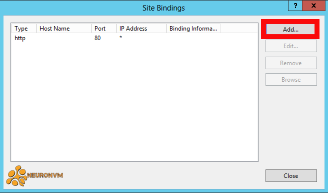 site bindings-ssl