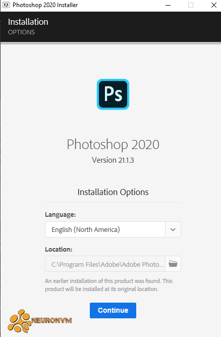 installing photoshop on windows server