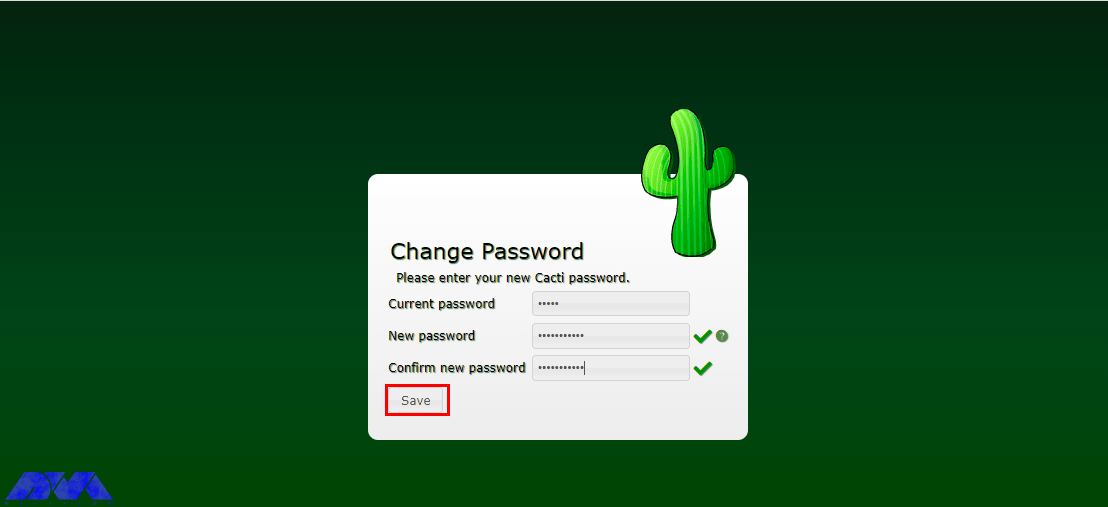Change-Cacti-Admin-Password