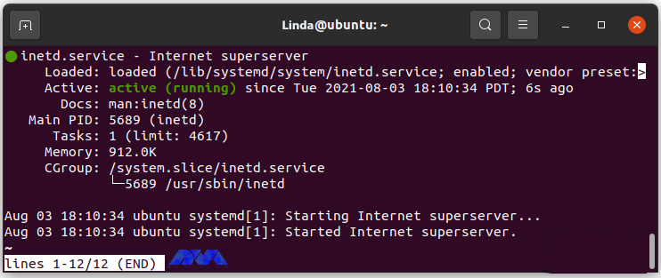 system-status-telnet-ubuntu