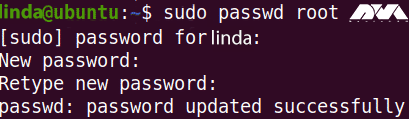 How to change root user password