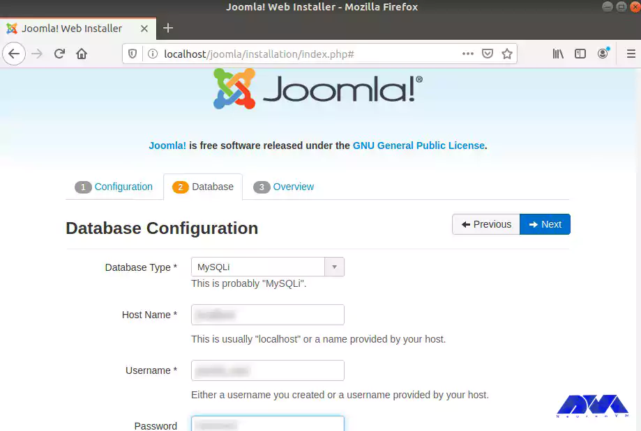 Joomla-MySQL-Settings