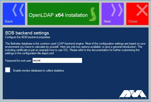 openldap_configure MDB backend Properties