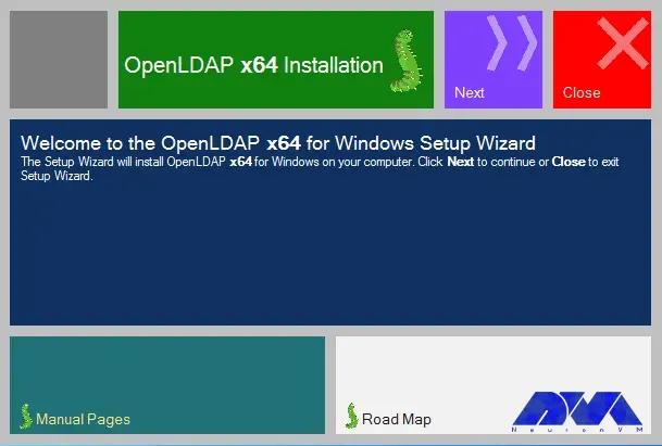 setup wizard to install OpenLDAP