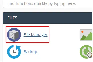 cPanel's-File-Manager-interface