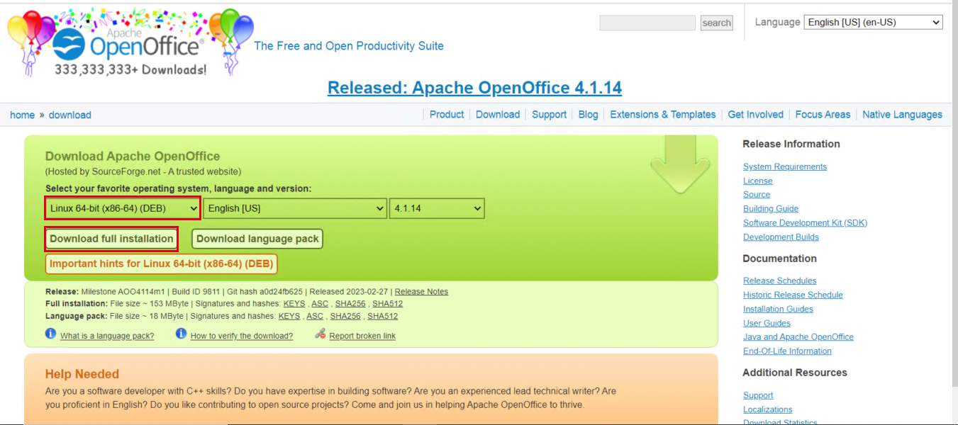 How to Install Apache OpenOffice on Ubuntu 20.04