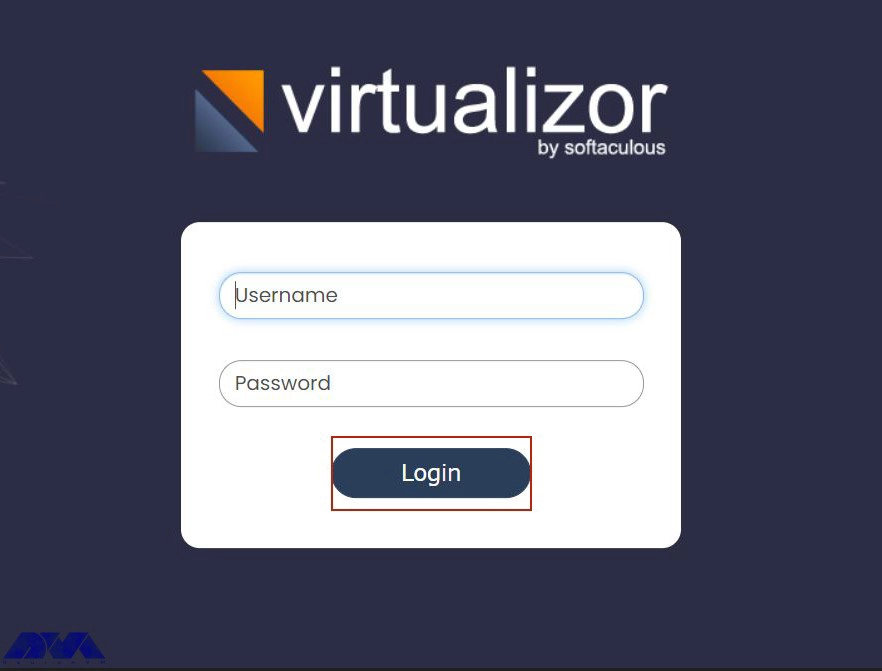 how to login to the Virtulizor
