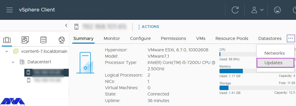 Upgrade VMware ESXi on Dedicated Server