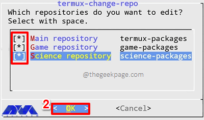 choose termux repo - troubleshoot Termux issues
