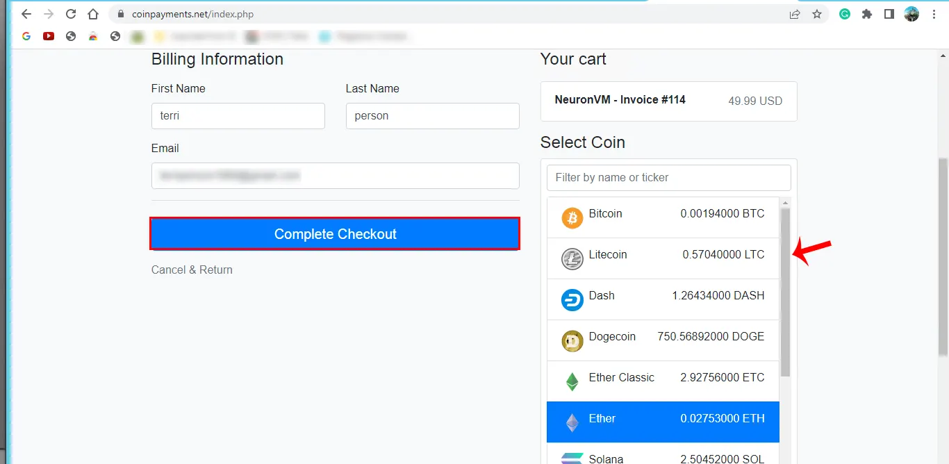 choose crypto in ordering usa admin rdp