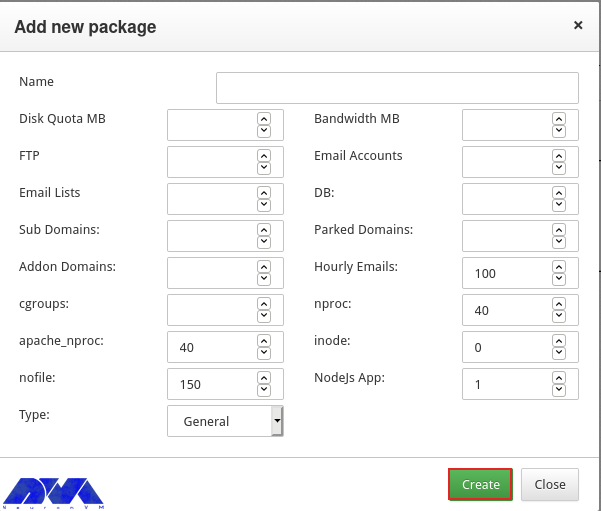 add packages on cwp-2