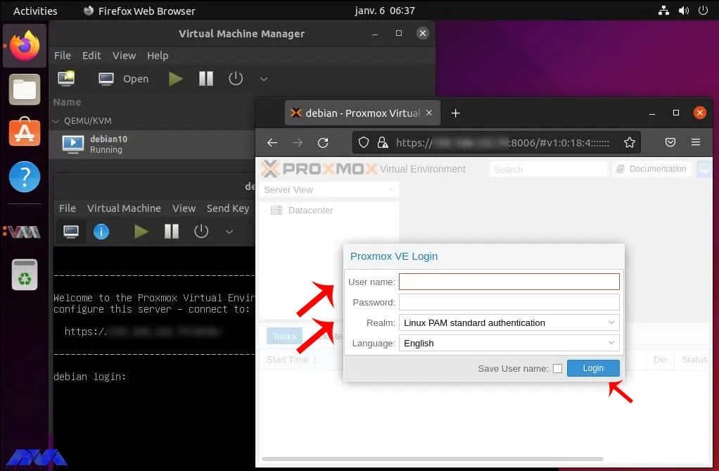 proxmox-running - Install Proxmox on Ubuntu