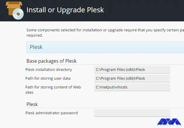 Configuring Plesk on RDP server