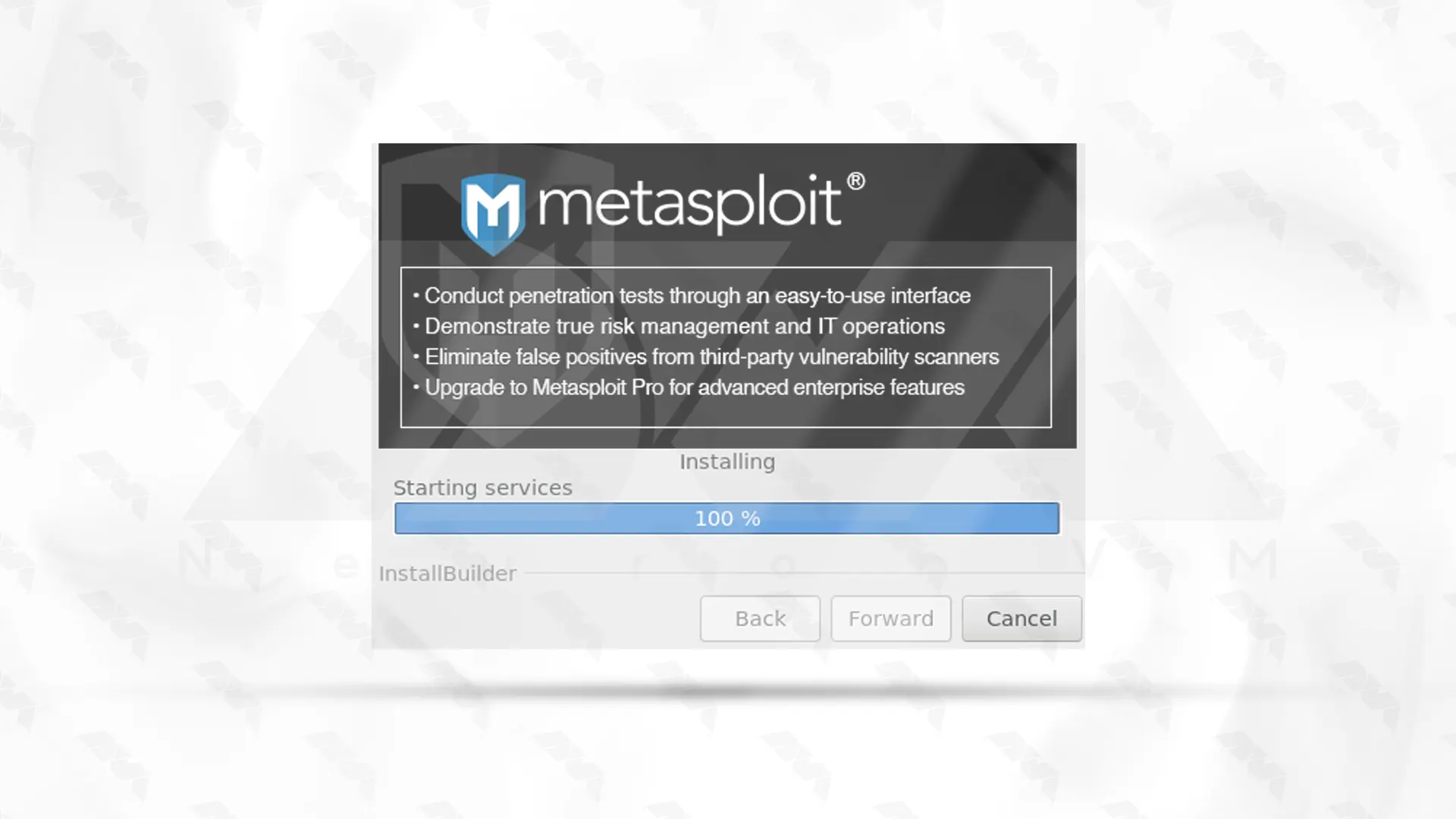 metasploit framework complete install