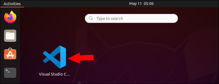 VScode on Ubuntu terminal