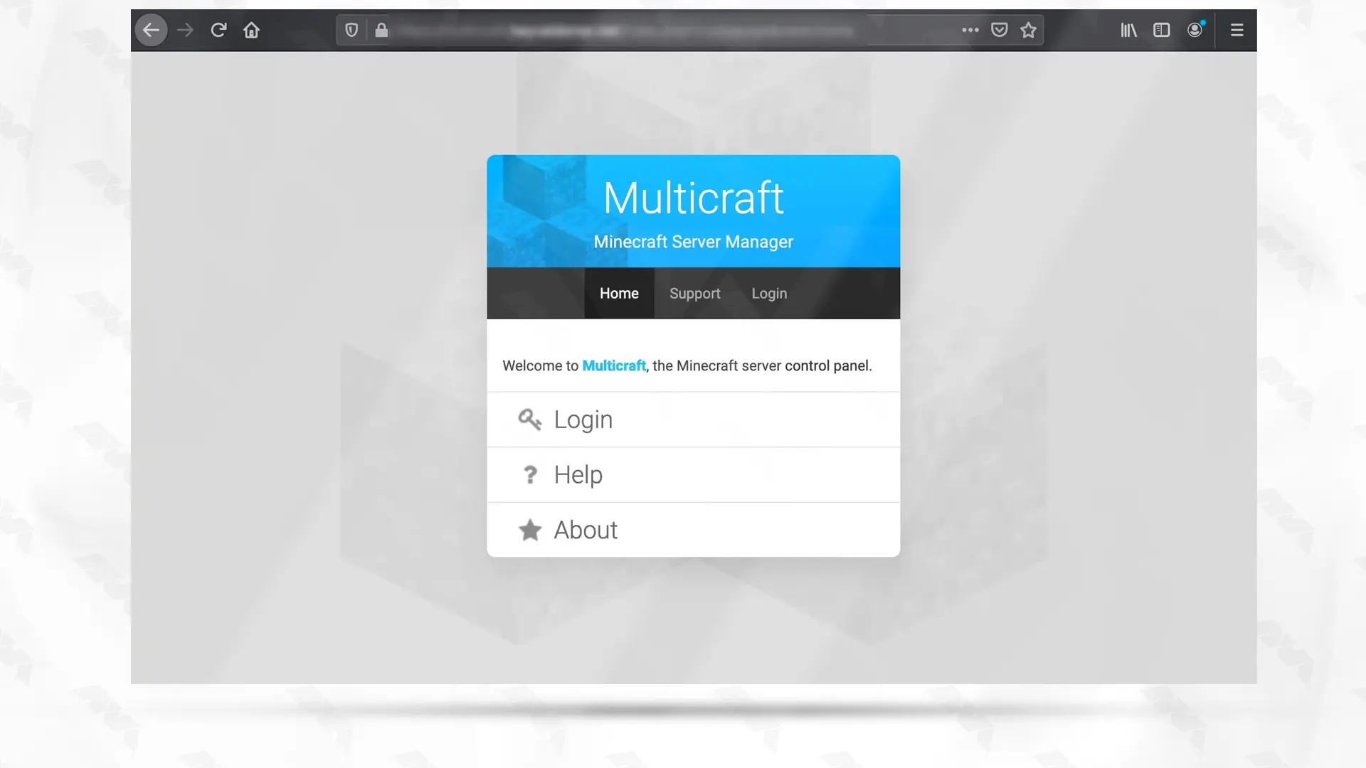 login to multicraft - Install Multicraft on Windows