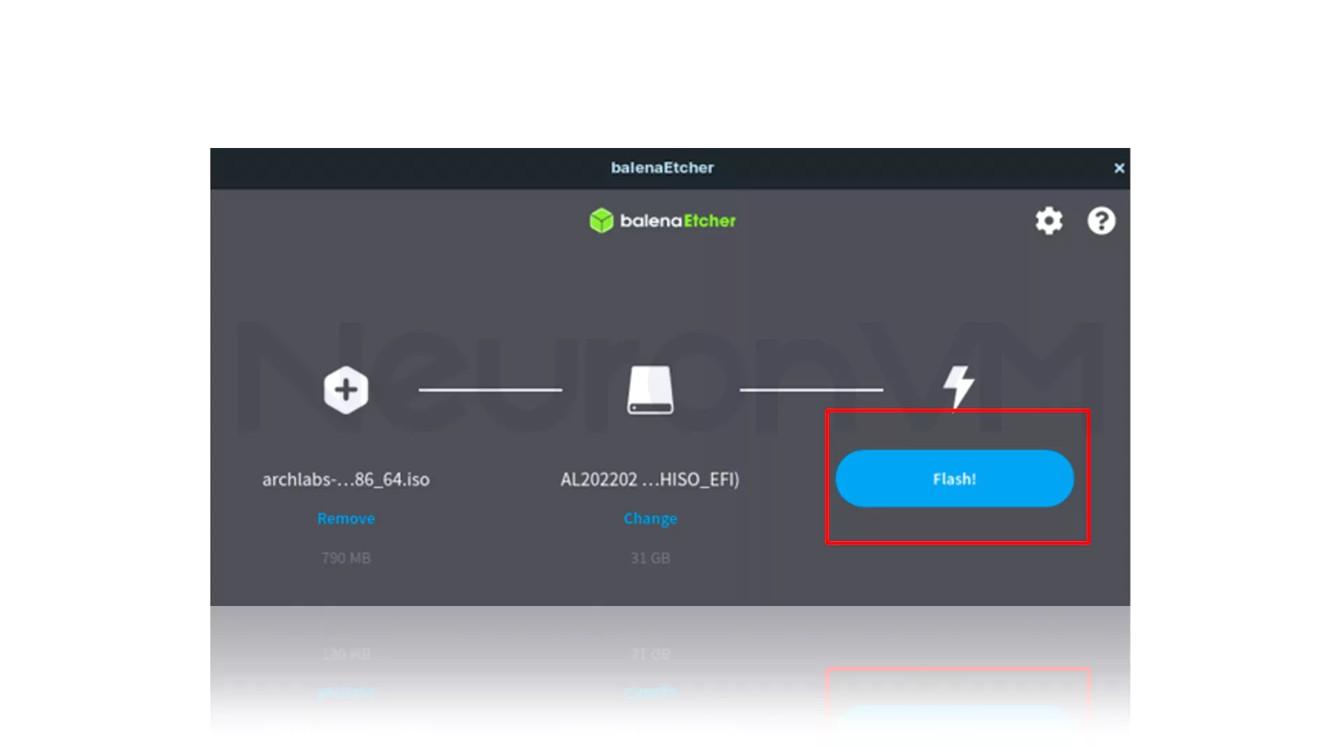 create bootable USB after installing Balenaetcher