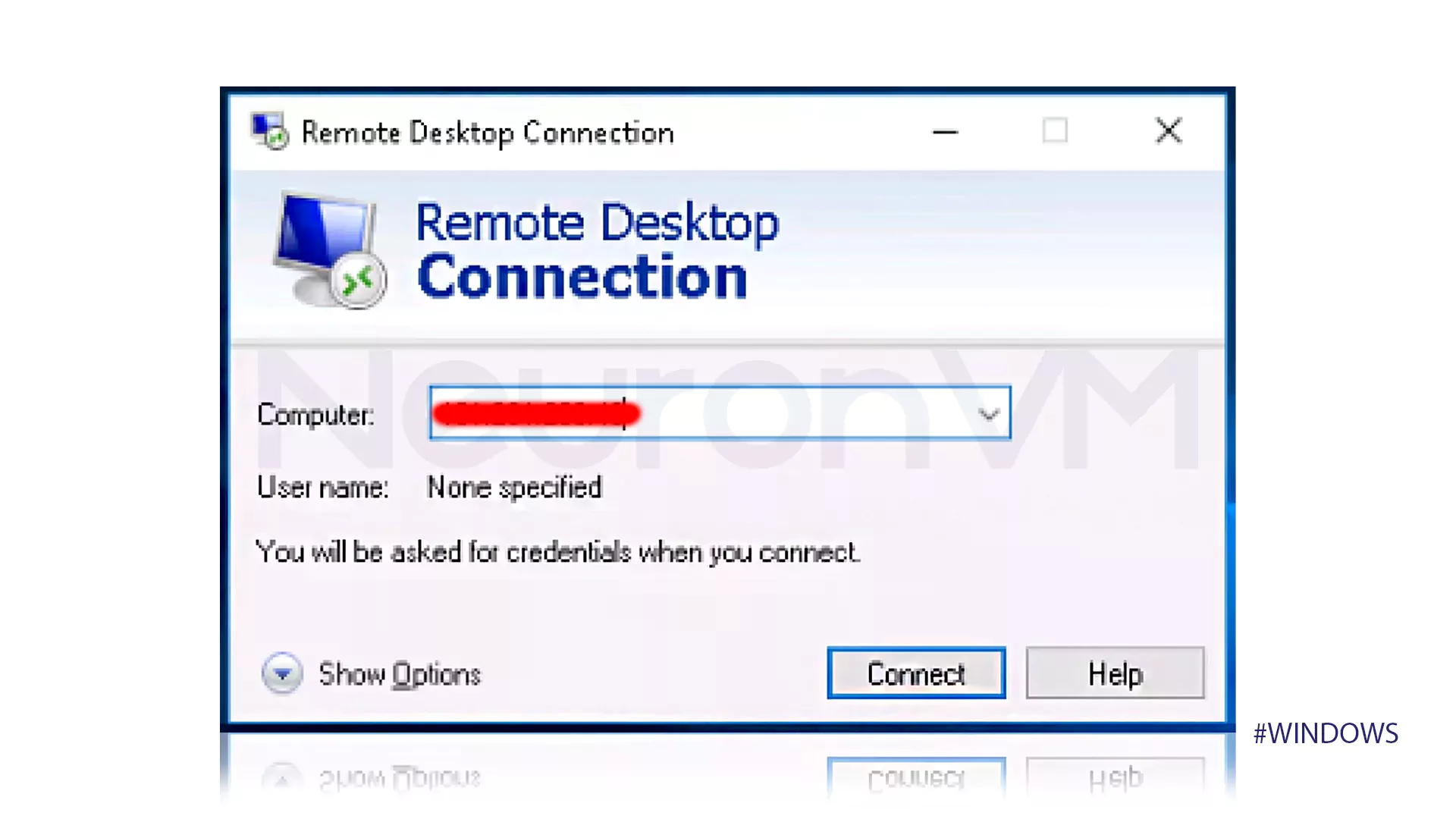 connect to vps on windows 10 with the RDC method in a few seconds!