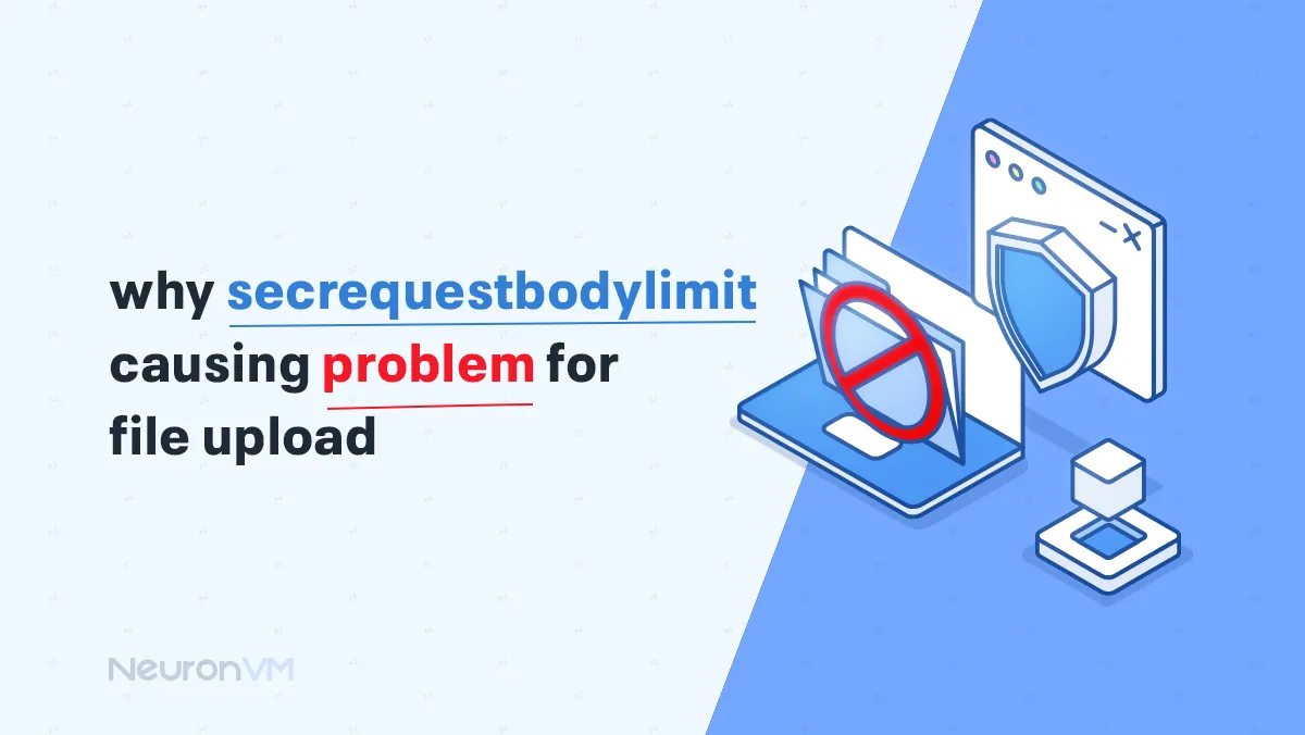 Why secrequestbodylimit causing problem for file upload?