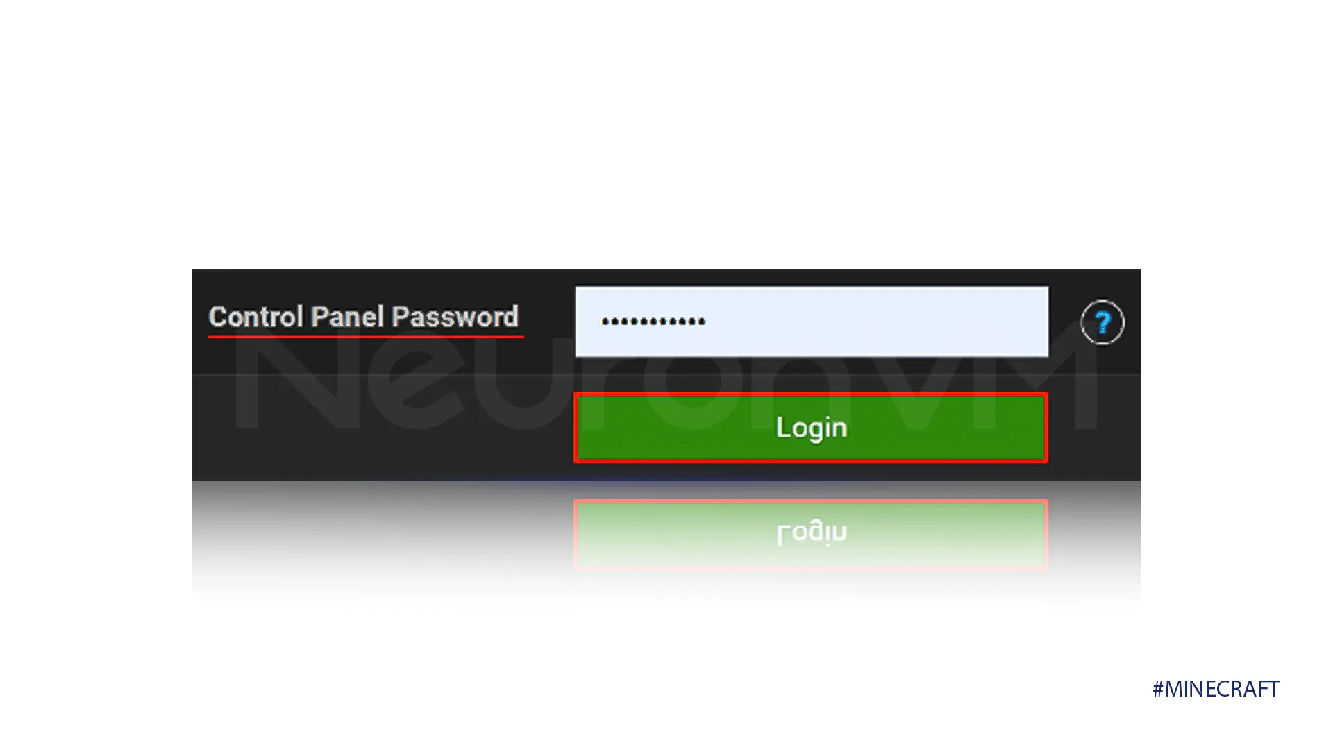 Log into FTP access file entering your password.