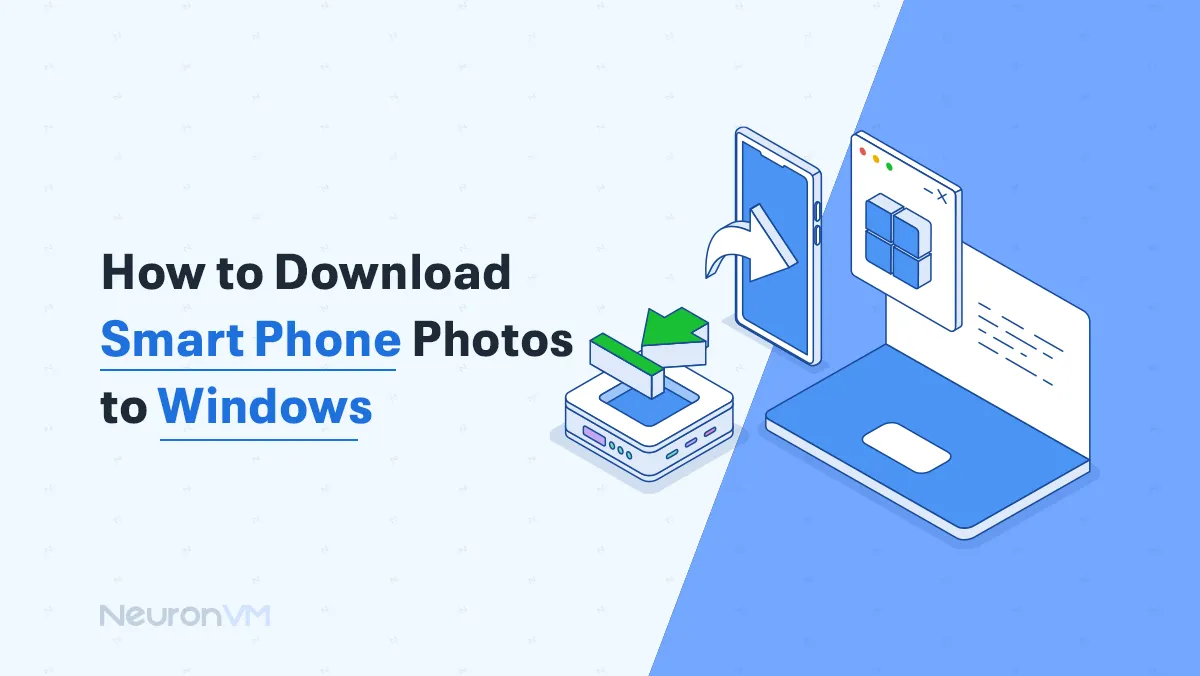 How to Download smartphone photos to Windows 10​ and 11