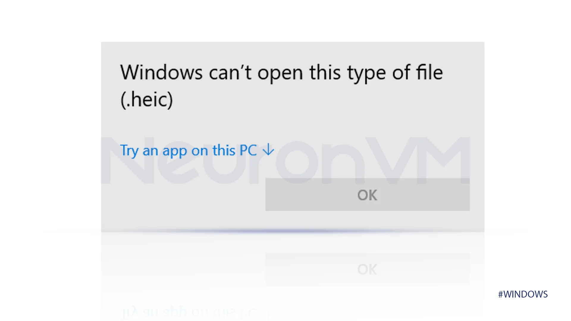 Windows VS HEIC