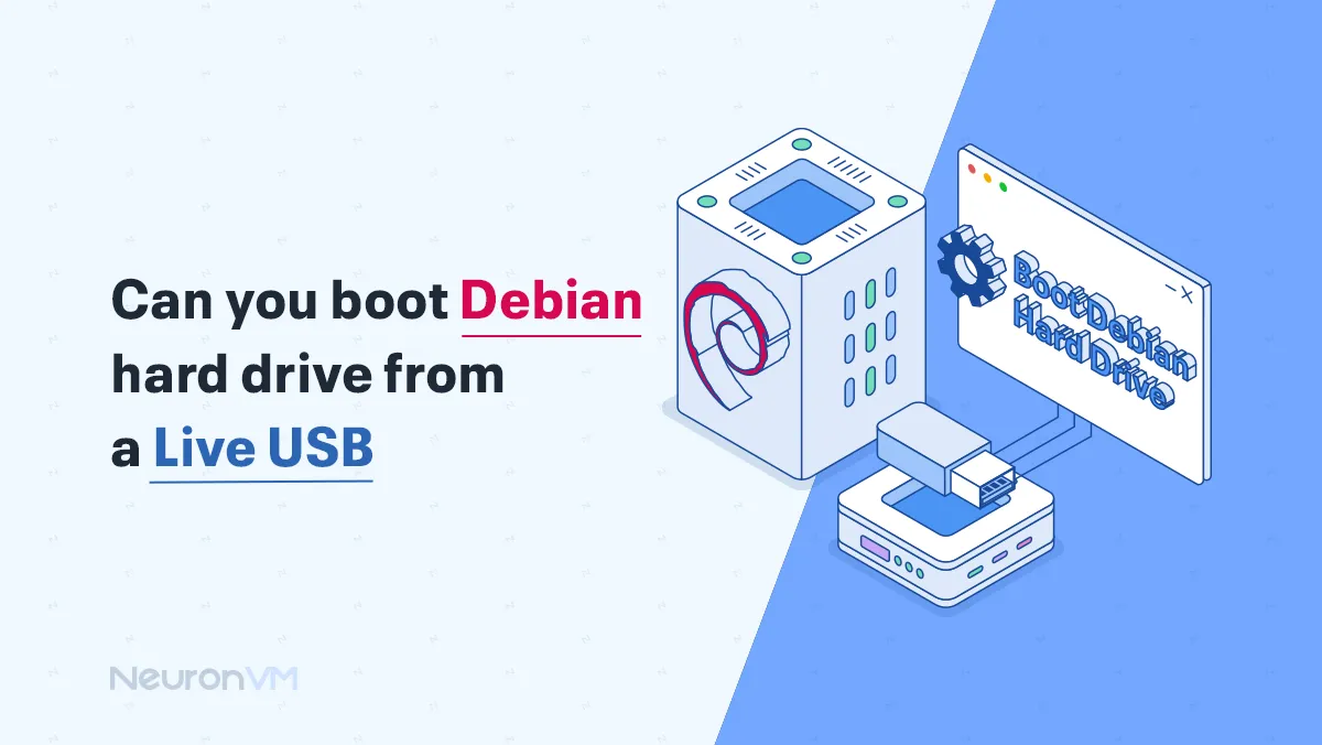 Can you Boot Debian Hard Drive from a Live USB