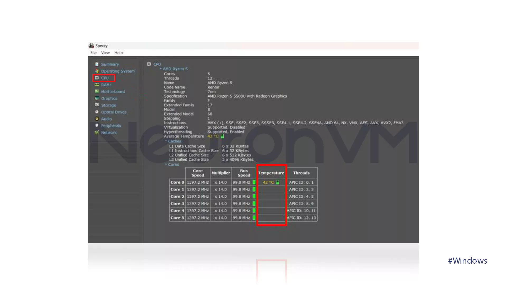 Checkin the CPU Temp on Windows 11​ - 9