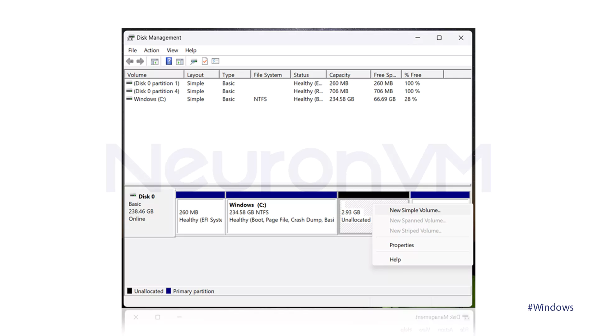 Create Partition in Windows 11​ using Disk Management - Part 2