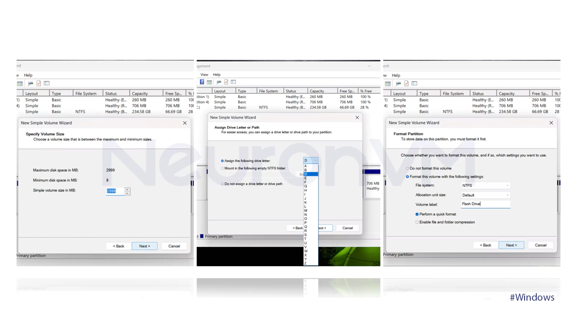 Create Partition in Windows 11​ using Disk Management - Part 3