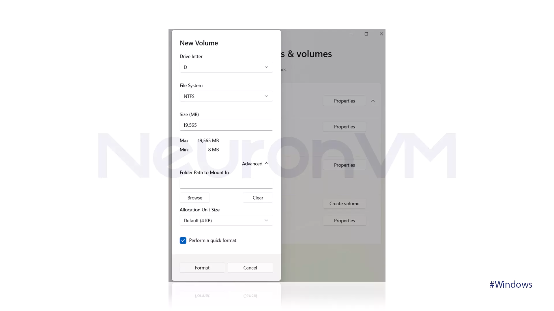 Create Partition in Windows 11​ using Settings Apps- Part 2