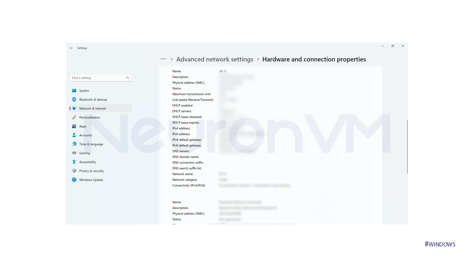 Connecting Wi-Fi settings through the browser Windows 11​