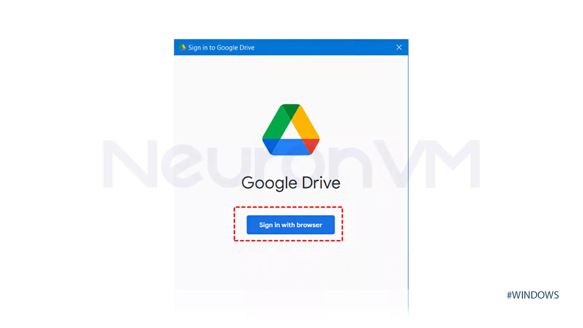 Use Drive for desktop in Google Drive to back up Windows 11 step by step