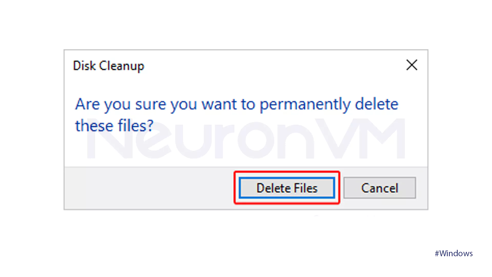 Clear Cache Files with Disk Cleanup - 4
