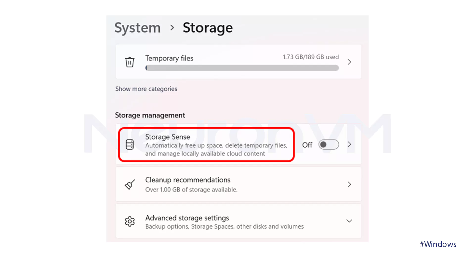 Clear Cache Files in System Settings - 3