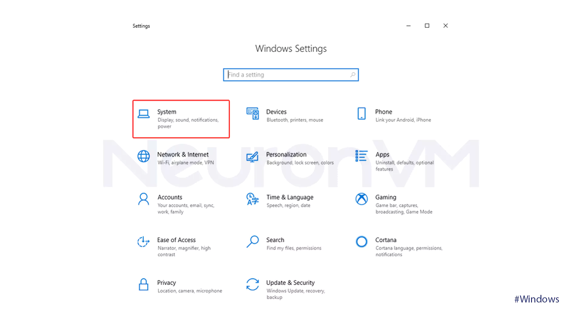 Clear Cache Files in System Settings(Windows 10) - 1 