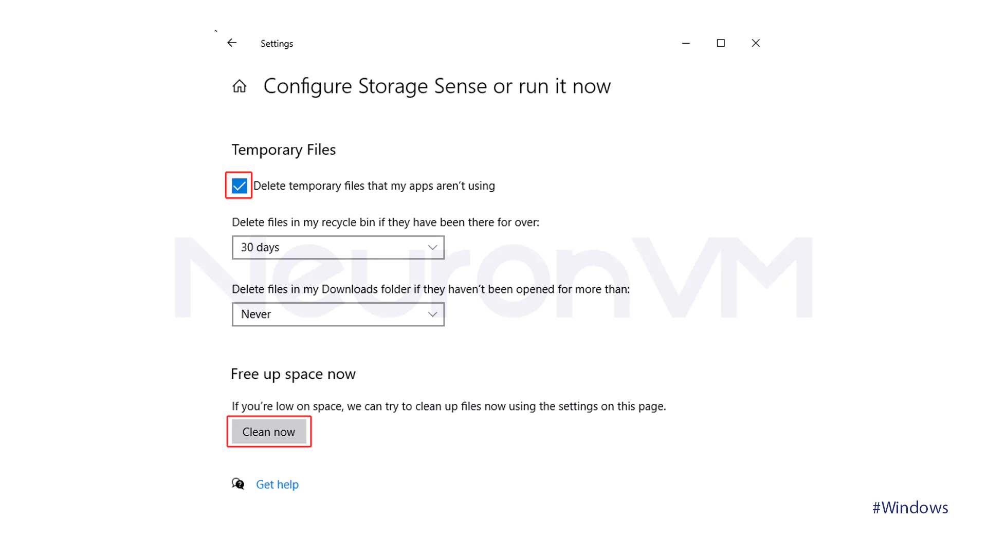 Clear Cache Files in System Settings(Windows 10) - 4