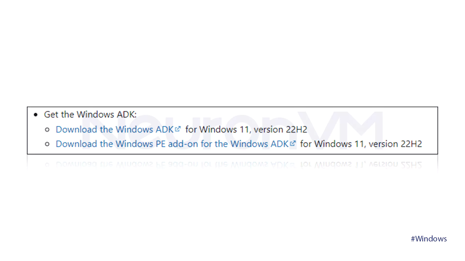 Download and Setup Windows ADK & Windows PE