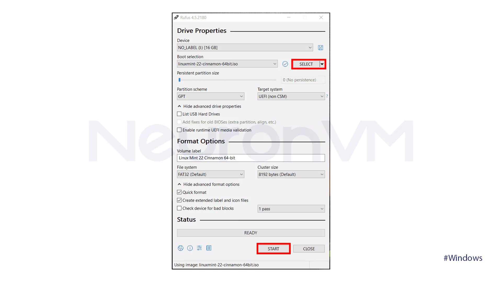 Setup Bootable Media