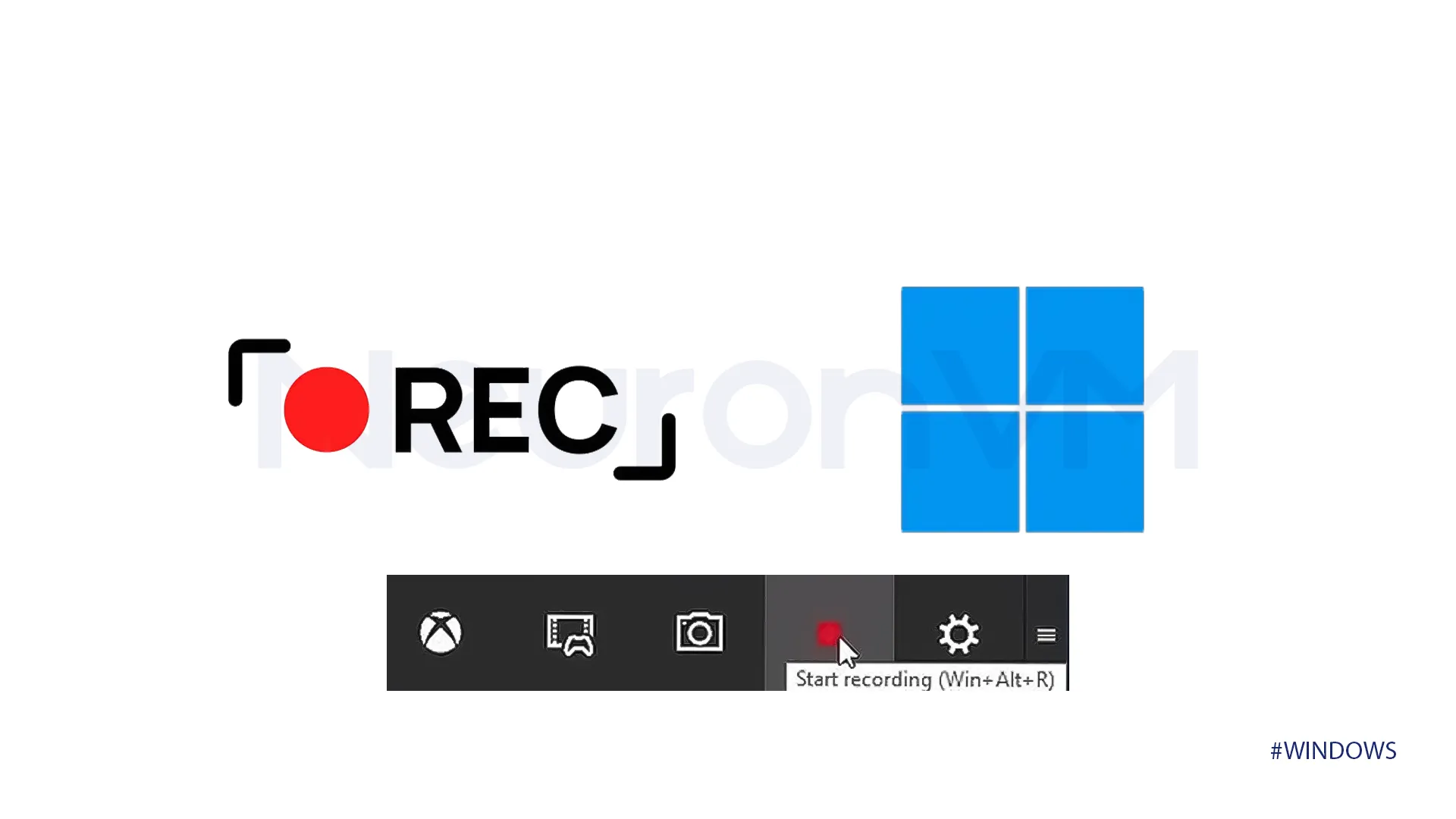 Record on Windows 10​ and 11