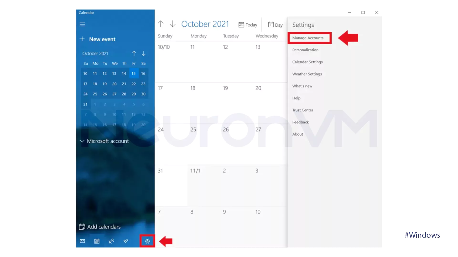 How to Add Account on Calendar in Windows 11​ - 1