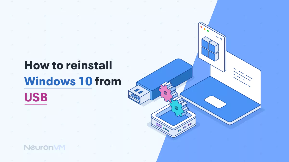 How to Reinstall Windows 10 from USB​