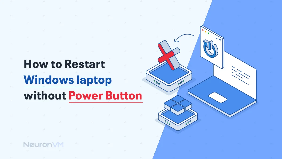 How to Restart Windows Laptop without Power Button​
