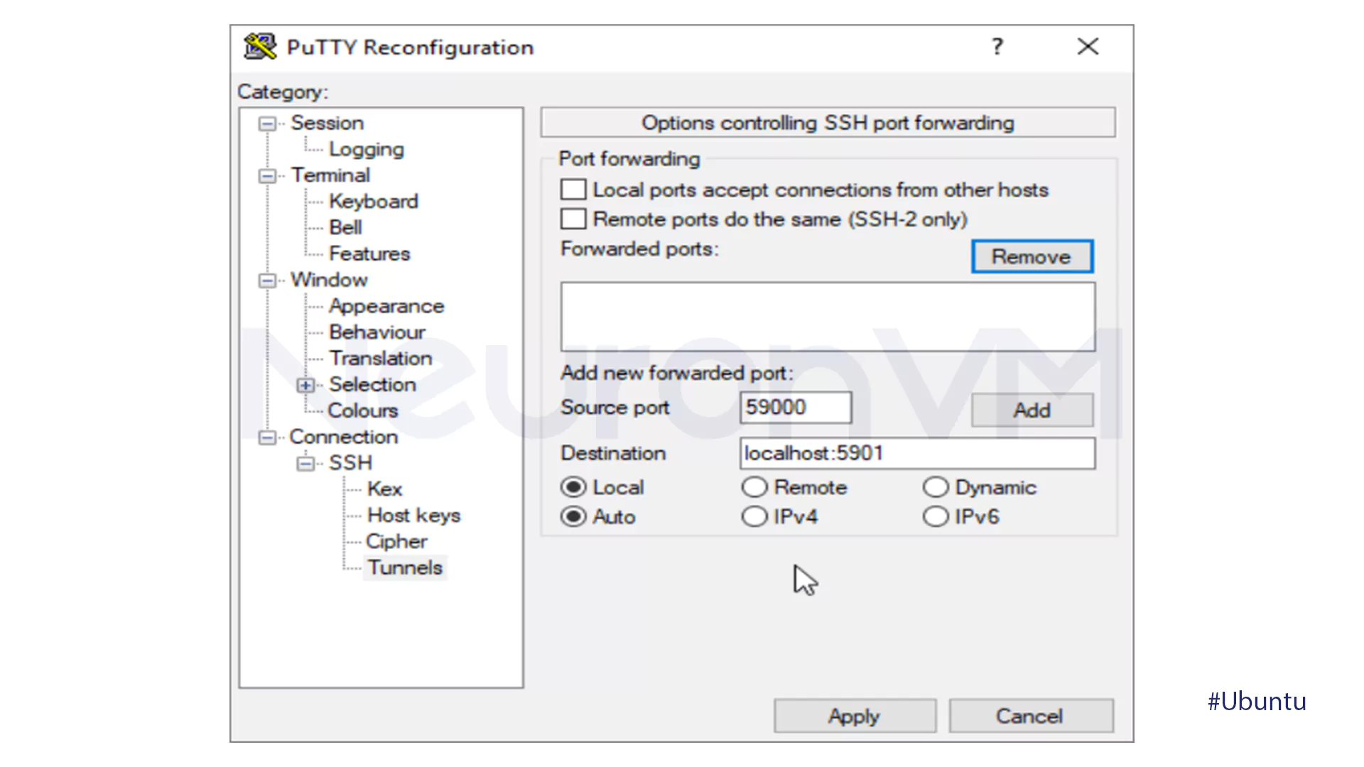 secure VNC session - 2
