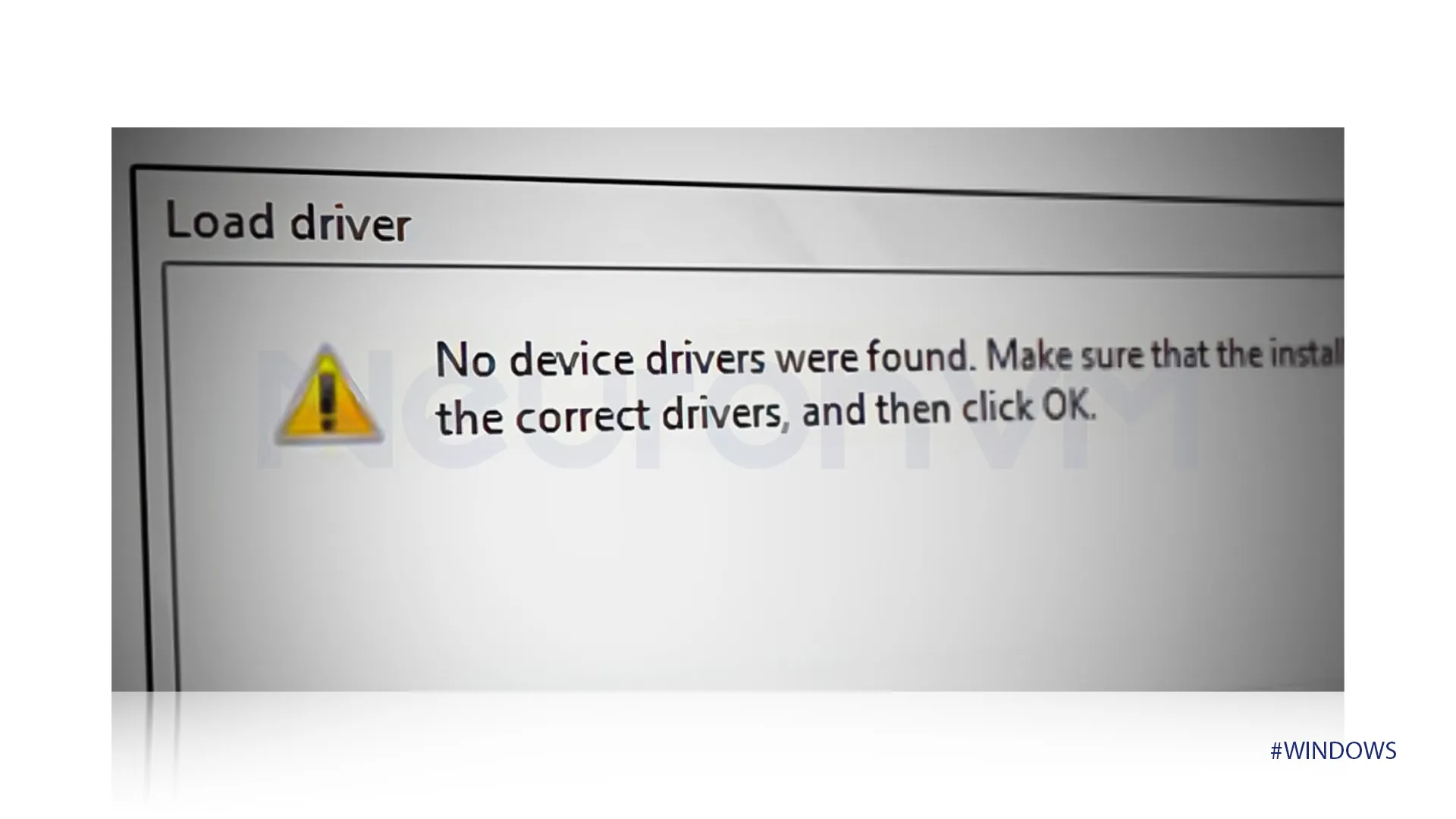 load driver error 