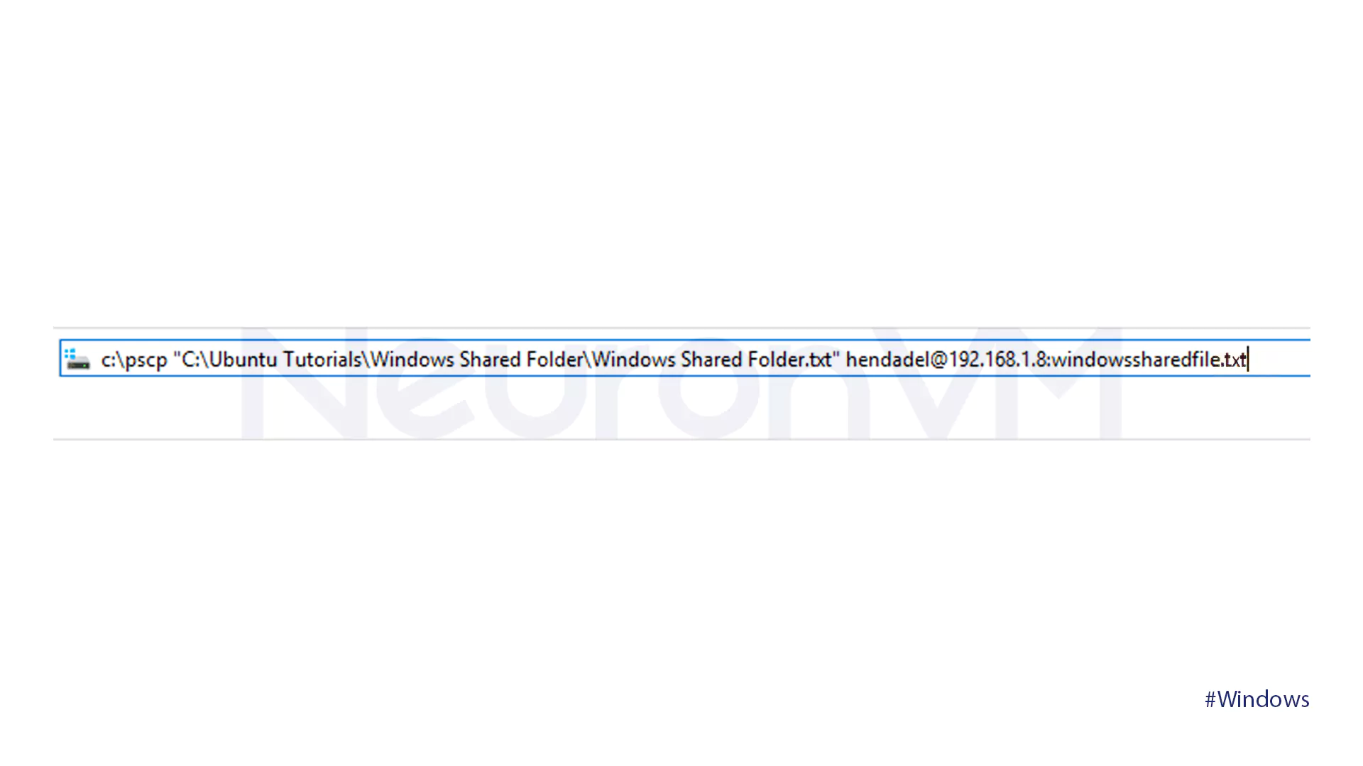 Copy File From Windows To Ubuntu Via SSH - Transfer files via SSH