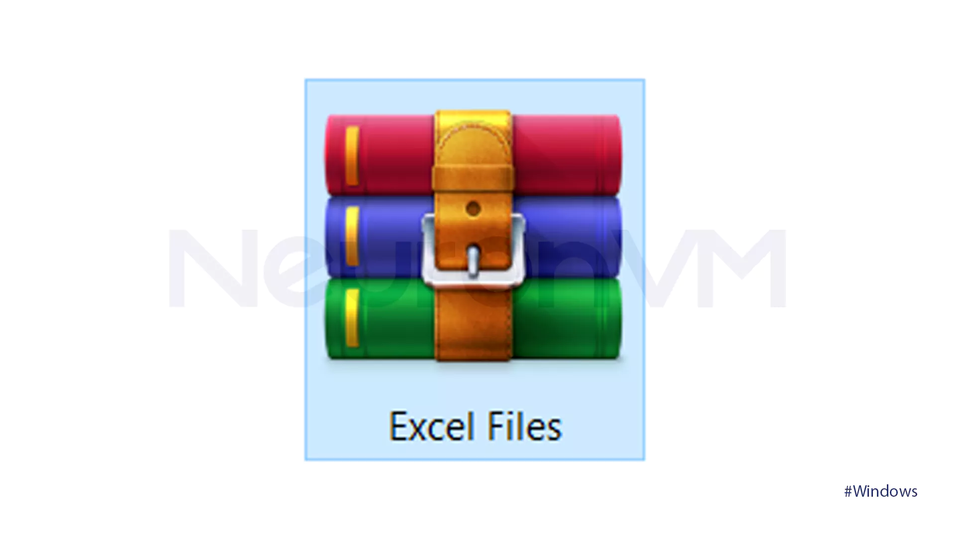 Zipped file of the Excel file