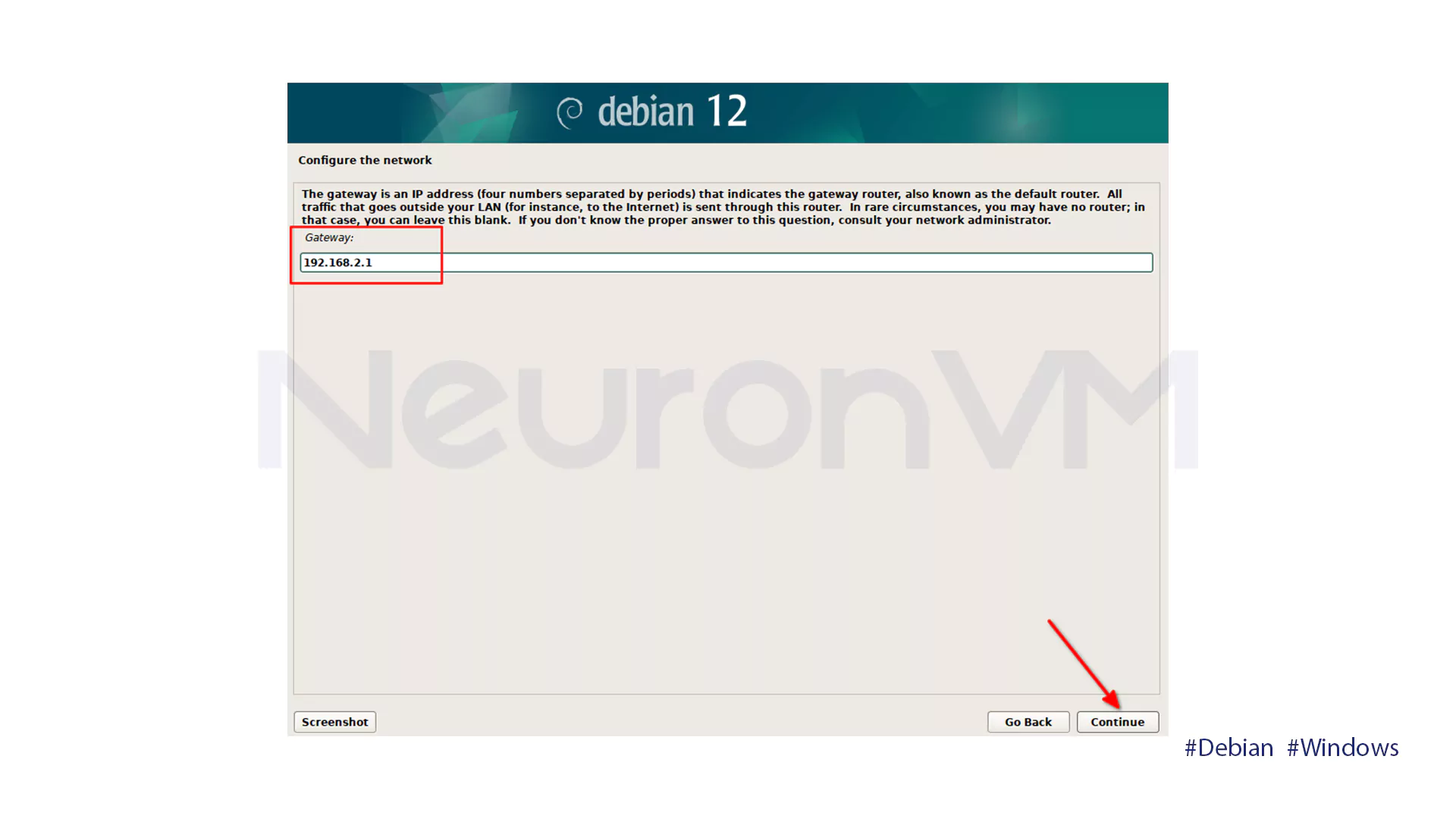 Input Gateway Address